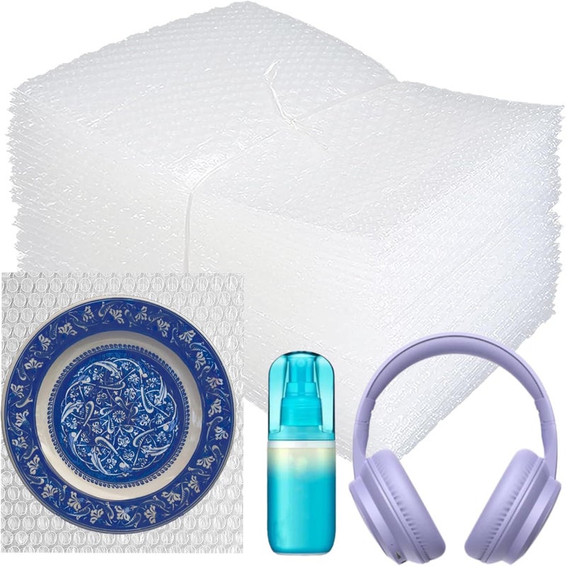HANDRERLEE 50Pcs 8'' X12'' Bubble Pouches Wrap, Clear Bubble Out Bags for Shipping,Double Walled Cushioning Bags for Moving,Packing and Extra Protecting Fragile Item - Image 1